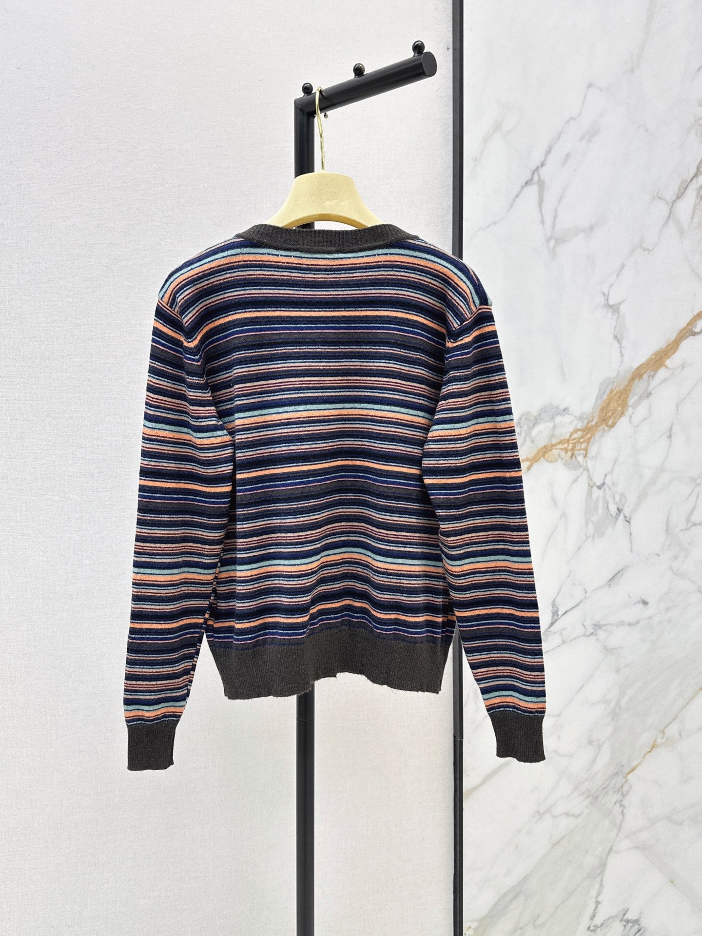 MiuMiu/26FW New Striped Knit Cardigan 🤎