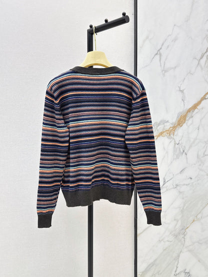 MiuMiu/26FW New Striped Knit Cardigan 🤎