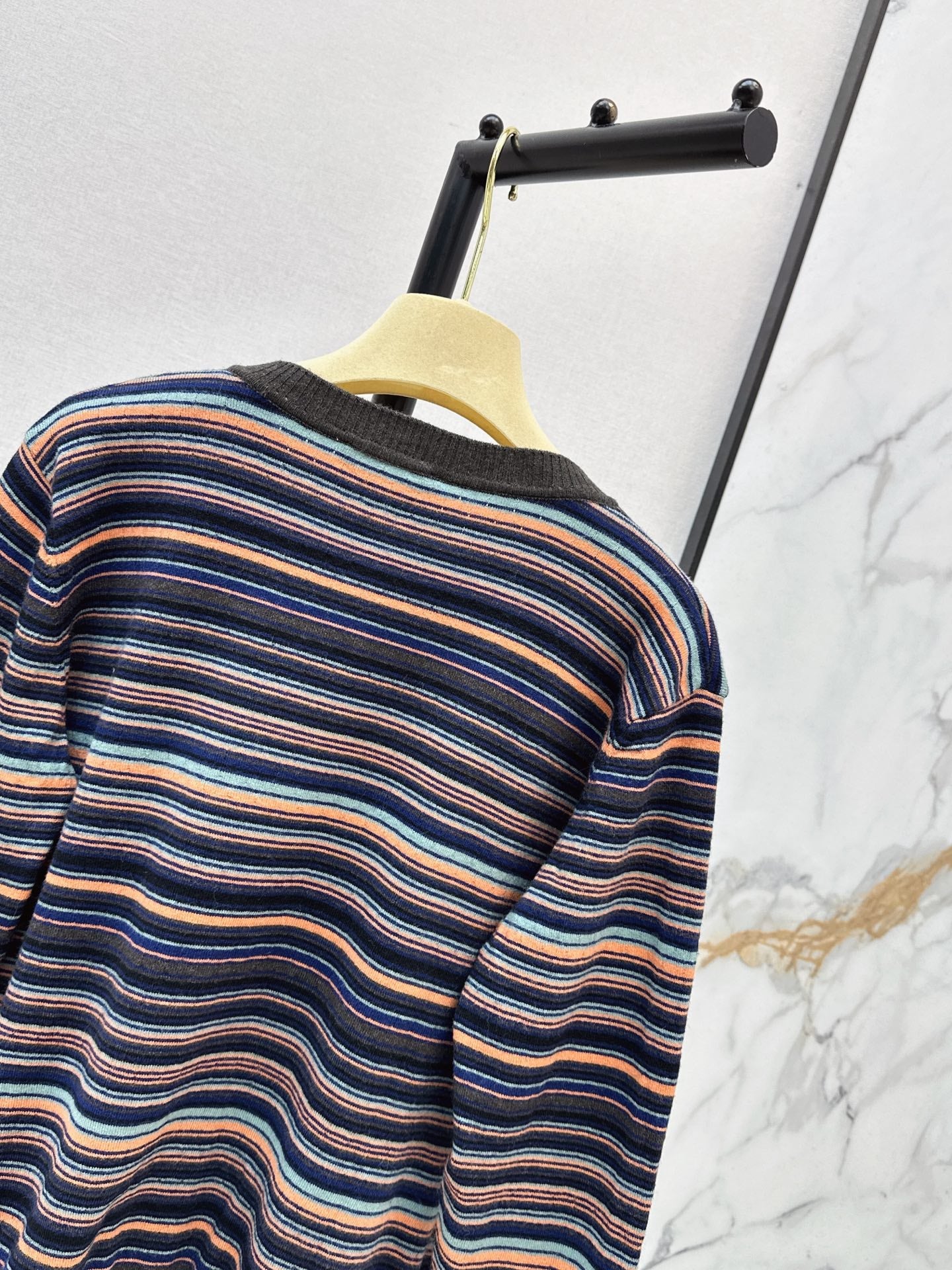 MiuMiu/26FW New Striped Knit Cardigan 🤎