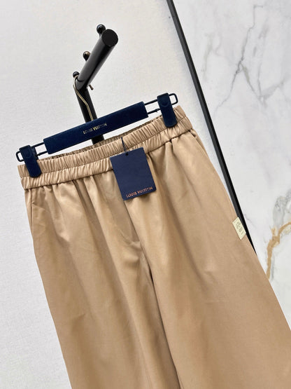 Louis Vuitton/26FW New Straight-Leg Pants with Elastic Waist 🤎