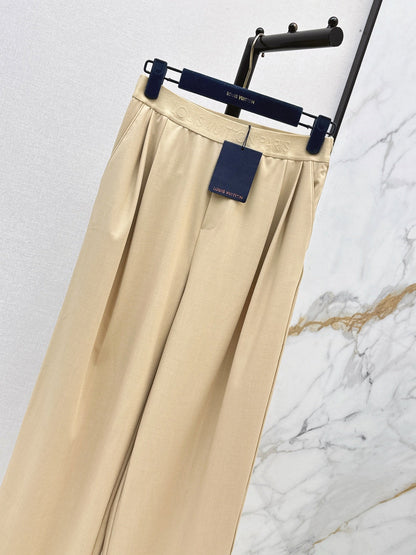 Louis Vuitton/26FW New Straight-Leg Pants with Elastic Waist 🤎