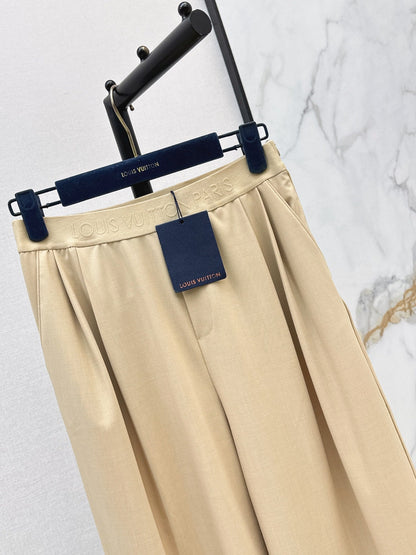Louis Vuitton/26FW New Straight-Leg Pants with Elastic Waist 🤎