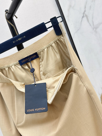 Louis Vuitton/26FW New Straight-Leg Pants with Elastic Waist 🤎