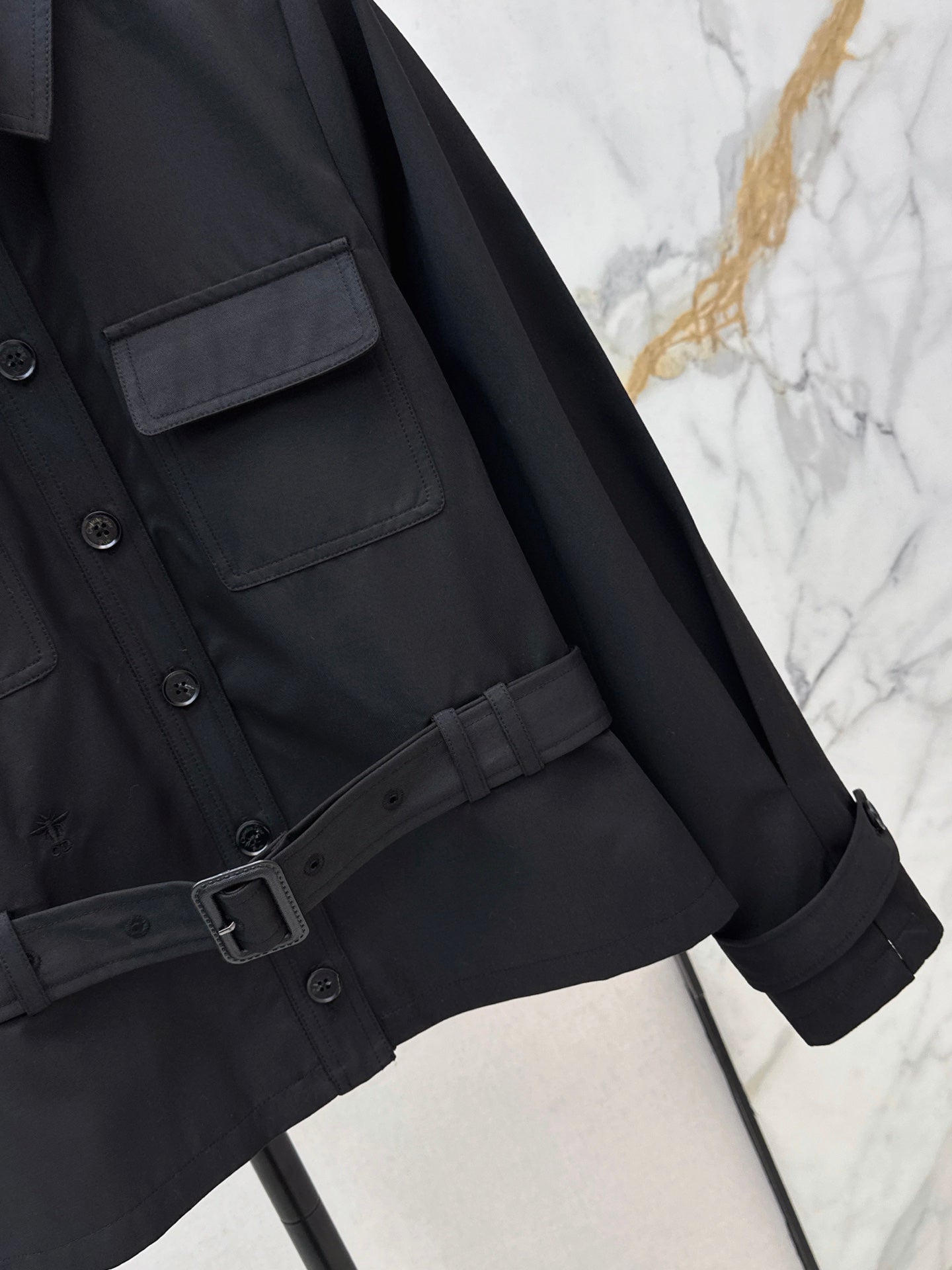 Dior/26FW New Cropped Trench Coat with Cinched-Waist Design 🖤