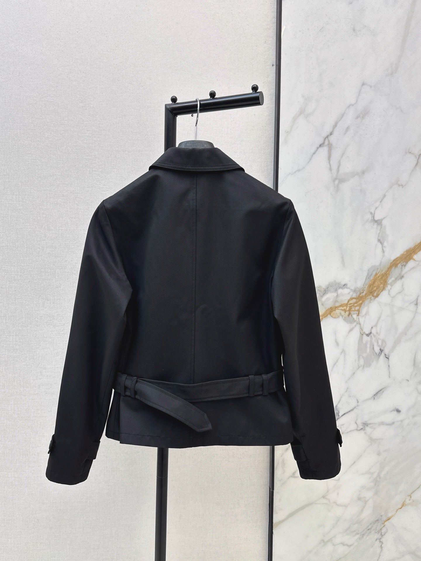 Dior/26FW New Cropped Trench Coat with Cinched-Waist Design 🖤