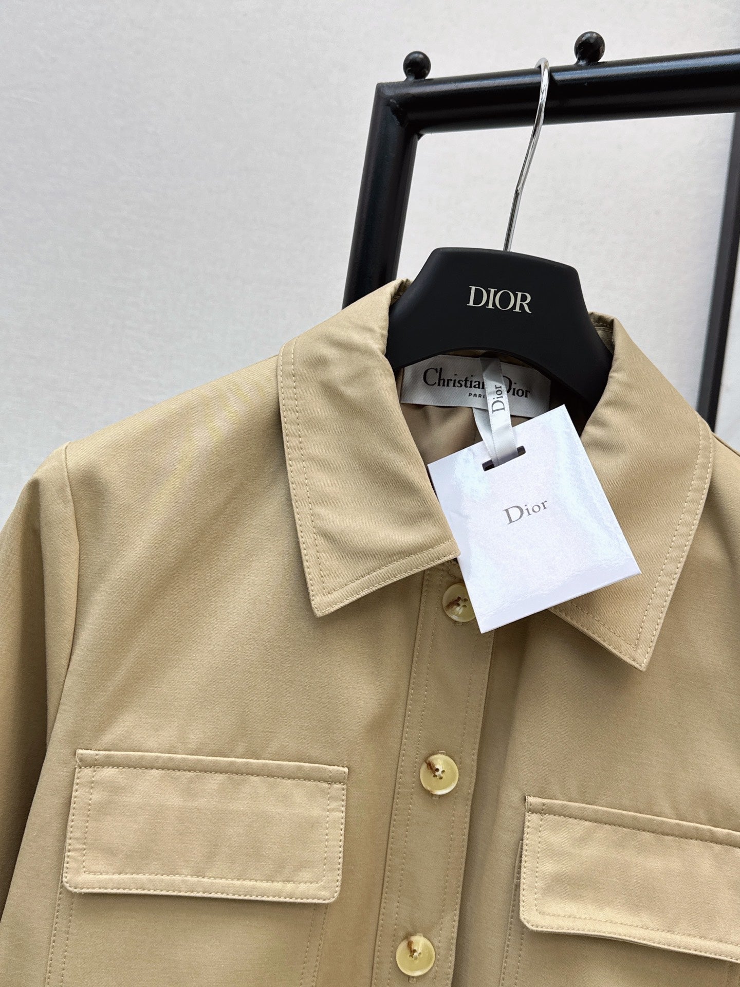 Dior/26FW New Cropped Trench Coat with Cinched-Waist Design 🖤