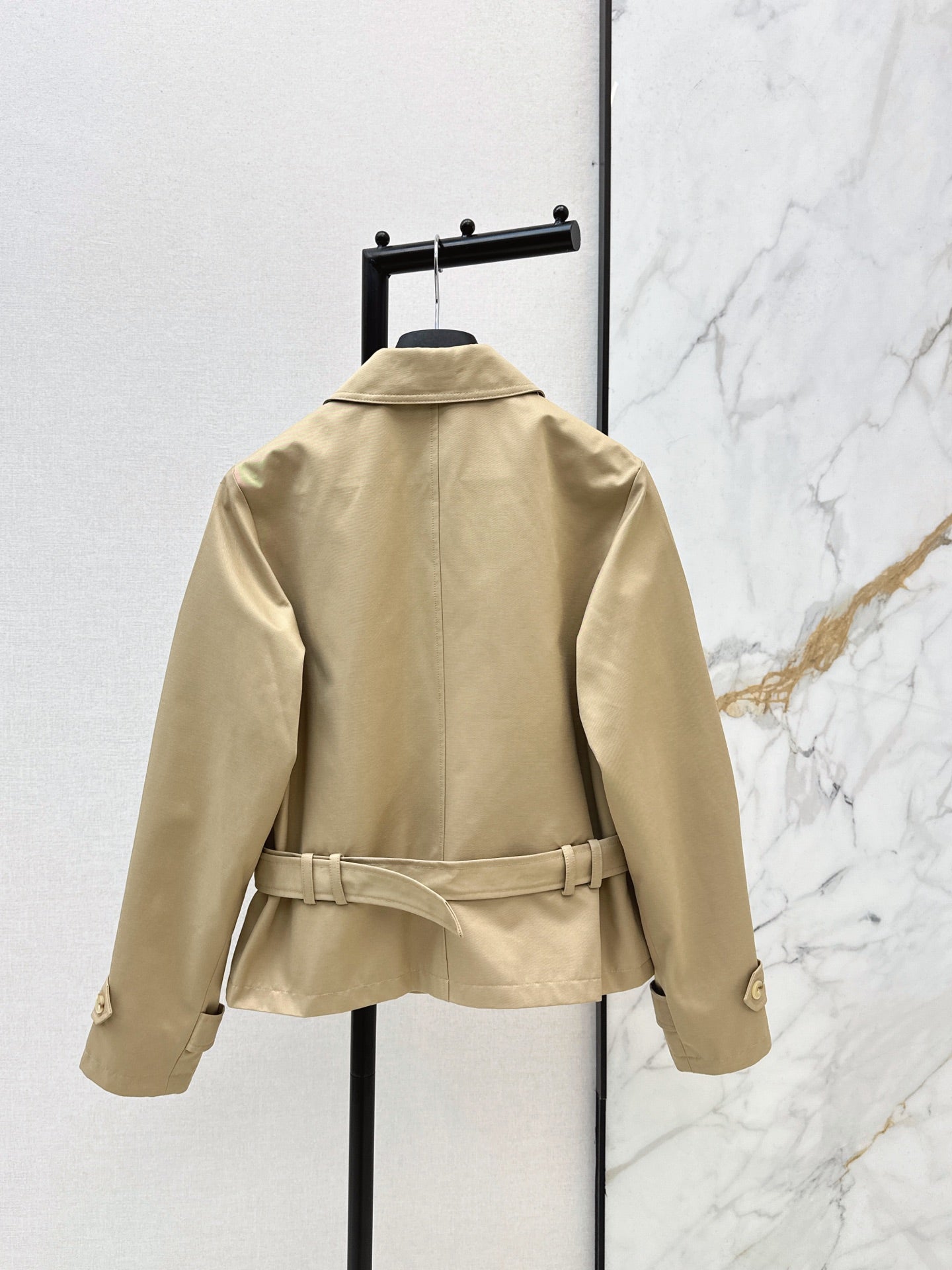 Dior/26FW New Cropped Trench Coat with Cinched-Waist Design 🖤