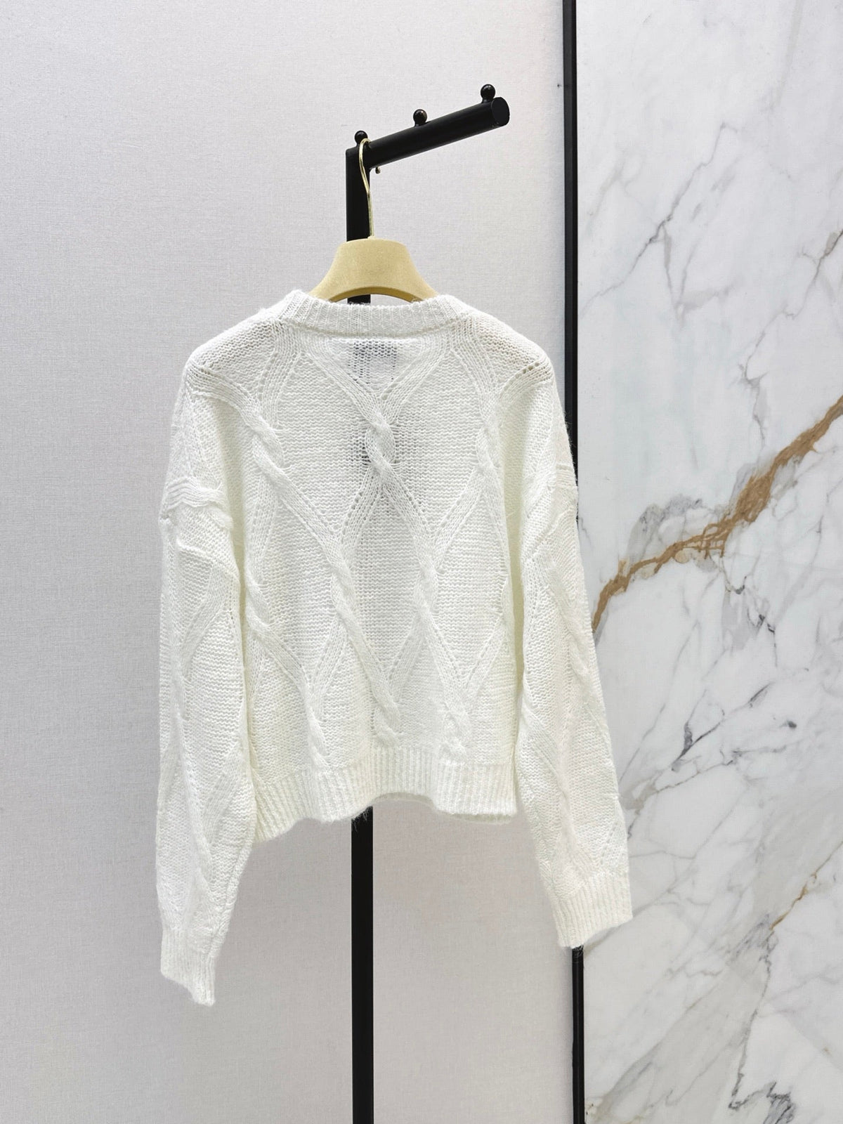 26FW New Logo Letter Embroidery Crewneck Sweater 🩶