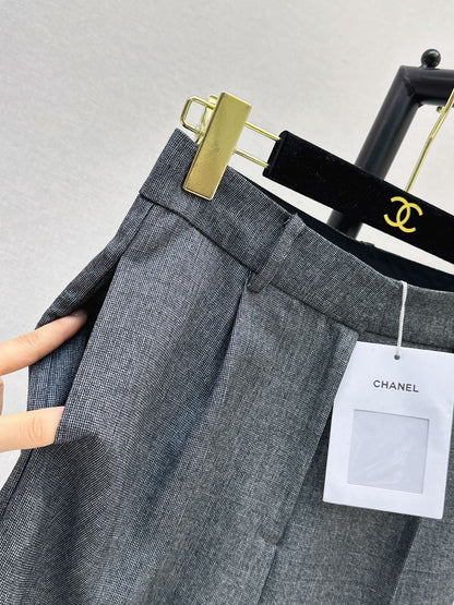 26FW New Grey Straight-Leg Trousers 🩶