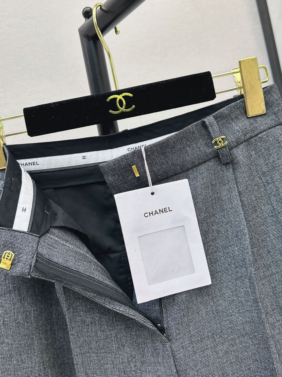 26FW New Grey Straight-Leg Trousers 🩶
