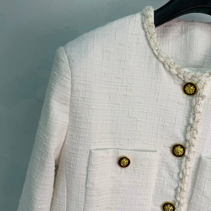 26FW New White Tweed Jacket 🤍
