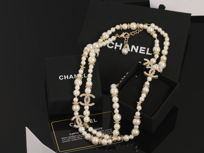 26FW New Double-C Pearl Necklace
