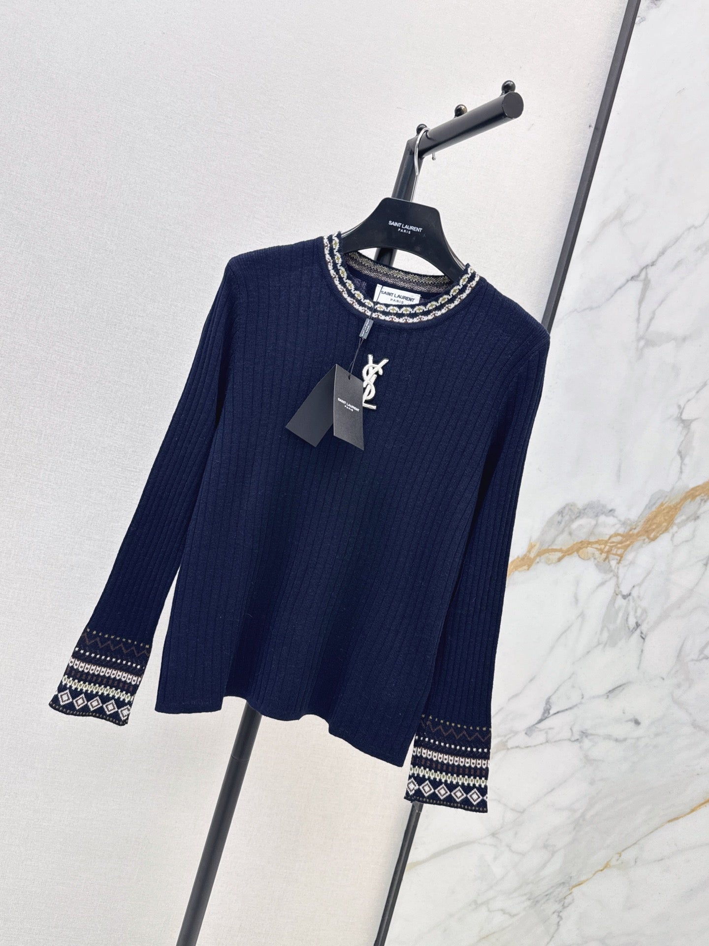 26FW New Slim-Fit Crew-Neck Knit Base Layer 🩶