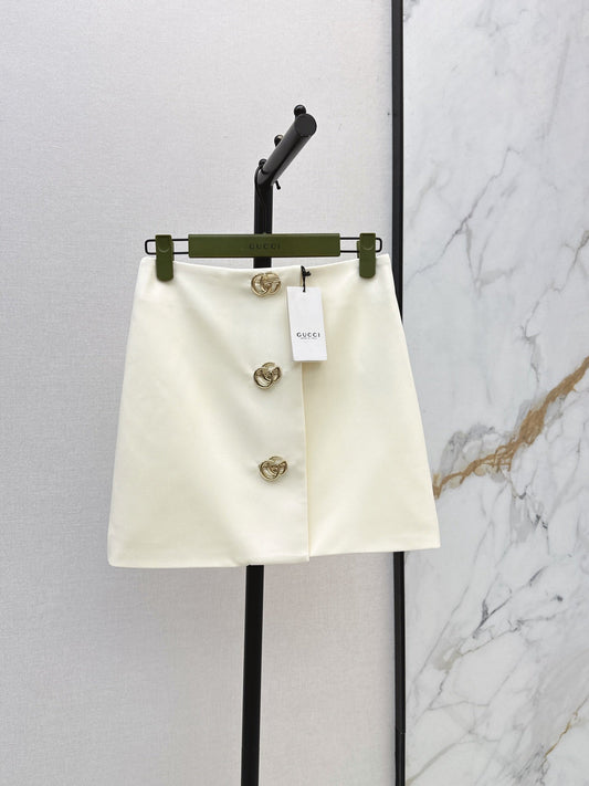 26FW NEW GG Metal-Buckle Mini Skirt 🤍