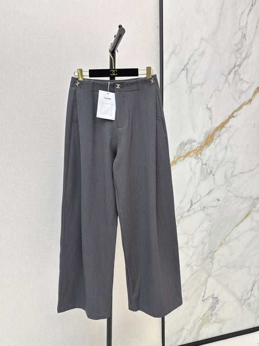 26FW Straight-Leg Wide-Leg Trousers with New Logo Hardware 🖤